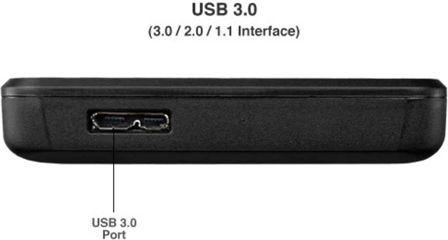 USB 3.0 External Hard Drive Enclosure for 2.5" SATA HDD & SSD