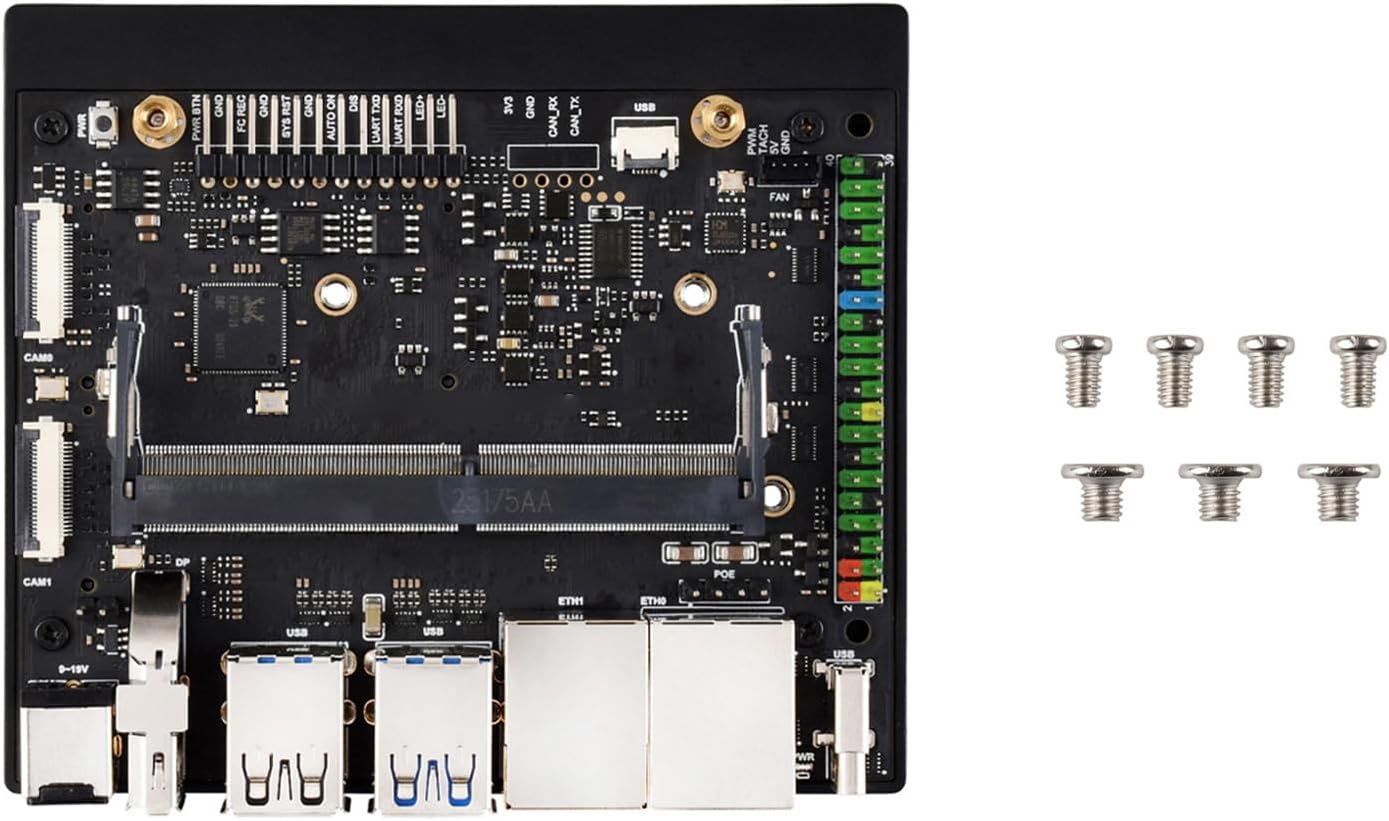 Jetson Orin NX/Nano Carrier Board – Dual GbE, 4K DP, GPIO, CAN, PoE