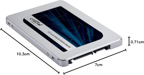 Crucial MX500 250GB 3D NAND SATA 2.5" Internal SSD – Up to 560MB/s