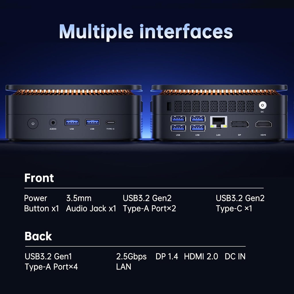 NiPoGi P1 Mini PC – AMD Ryzen 4300U