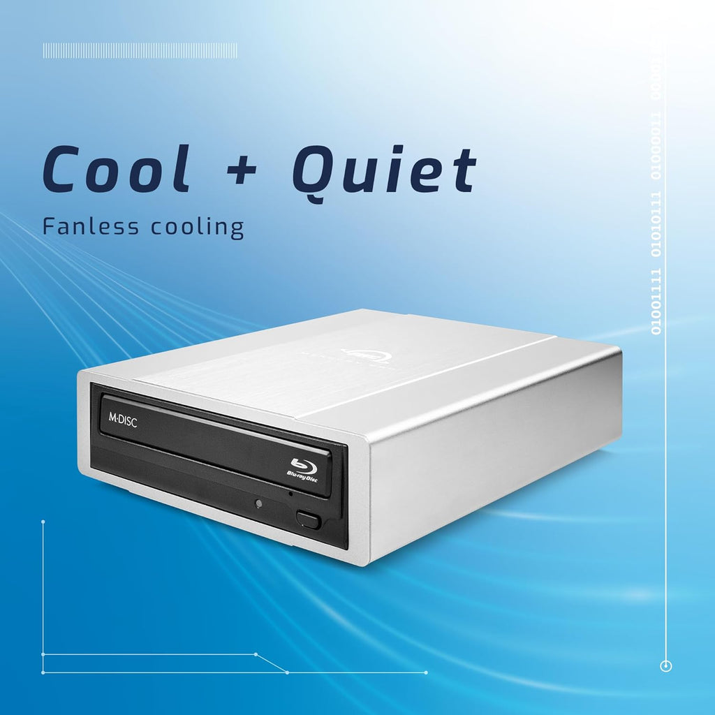 OWC Mercury Pro USB 3.2 External Blu-ray, DVD & CD Drive with M-DISC Support