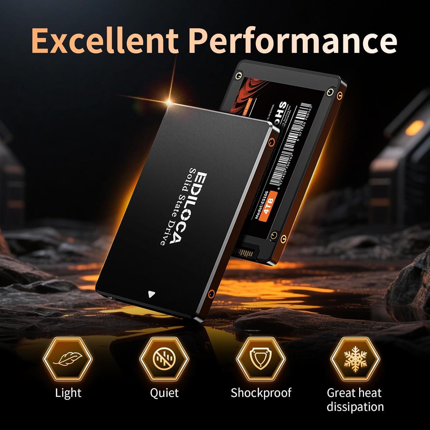 Ediloca ES106 4TB SATA SSD 2.5"