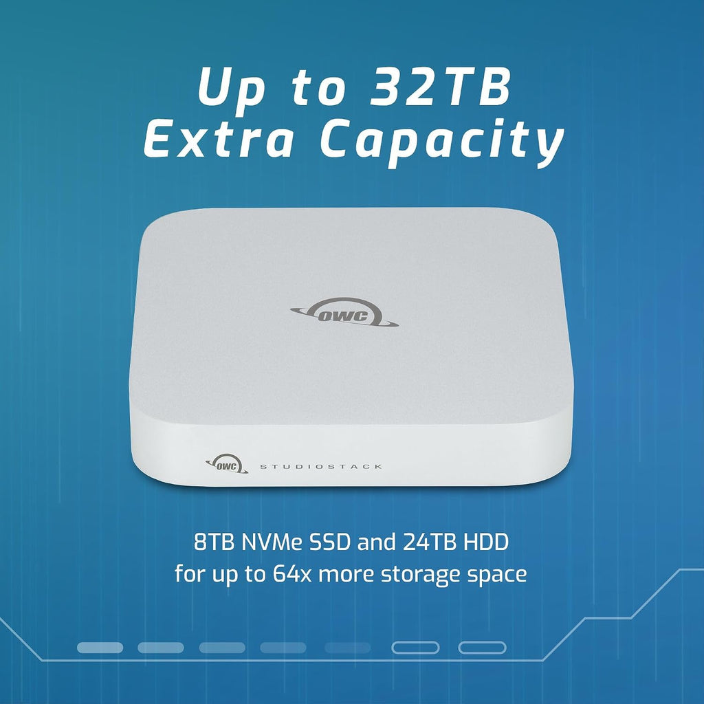 OWC StudioStack Thunderbolt 5 Storage Enclosure