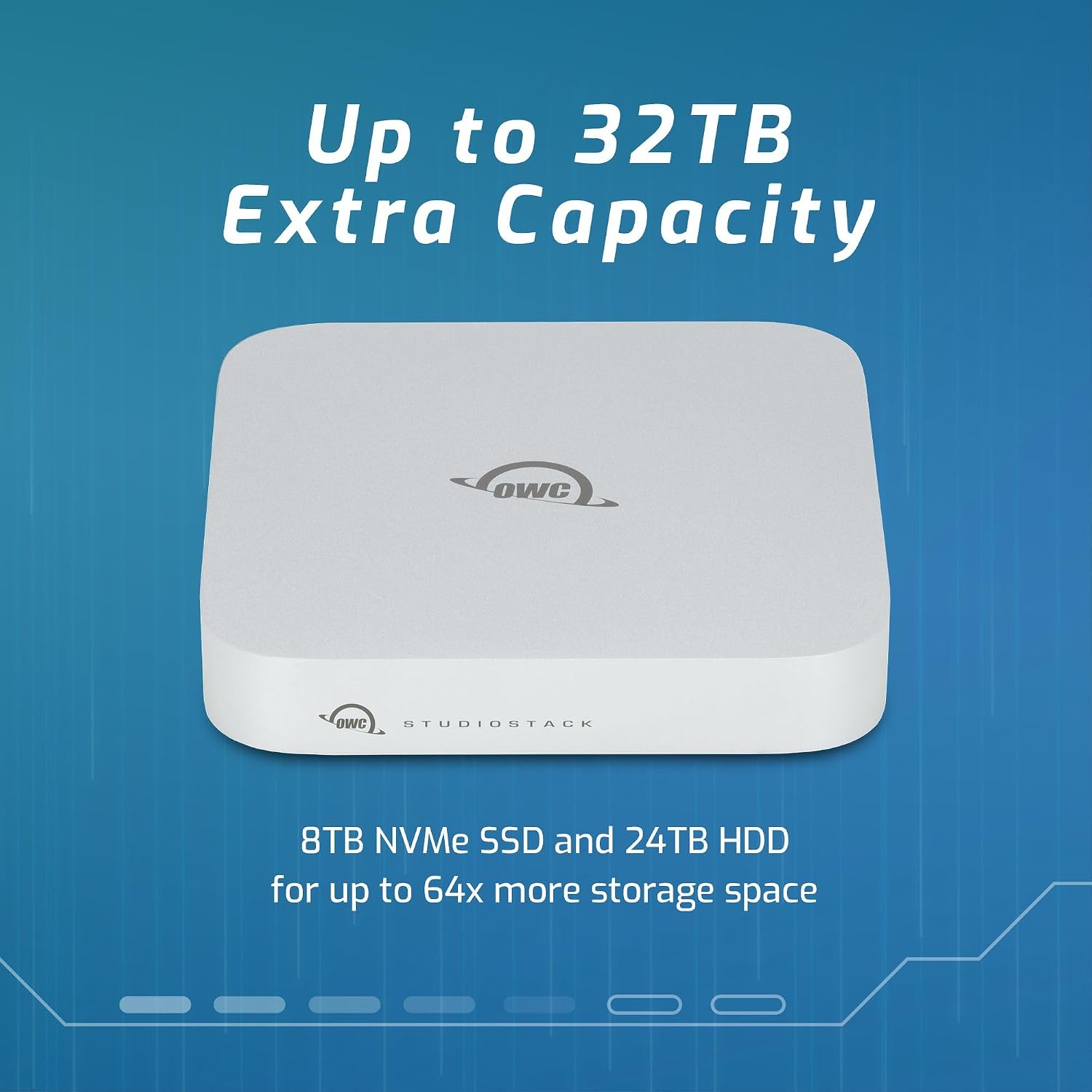 OWC StudioStack Thunderbolt 5 Storage Enclosure