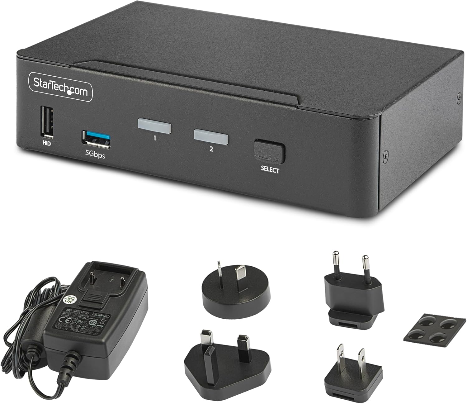 StarTech 2-Port DisplayPort KVM Switch – 8K 60Hz / 4K 144Hz