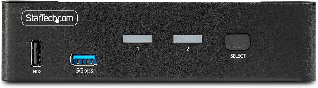 StarTech 2-Port DisplayPort KVM Switch – 8K 60Hz / 4K 144Hz