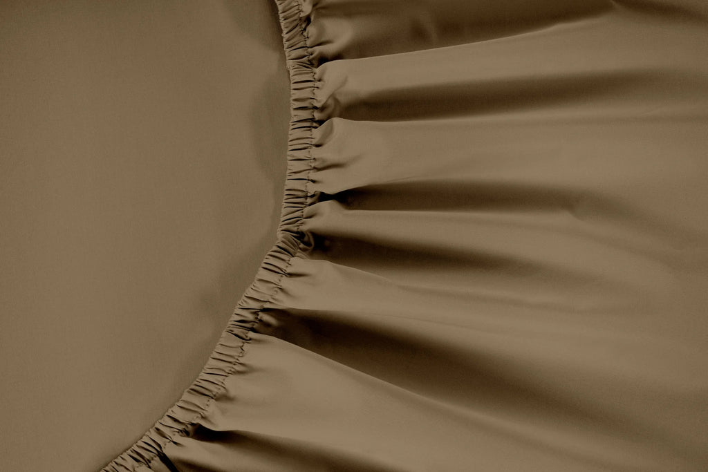 Egyptian Giza Fitted Sheet - Latte