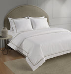 Thread Count Egyptian Cotton Royalton Lux Buttery Smooth Duvet Cover - Mink