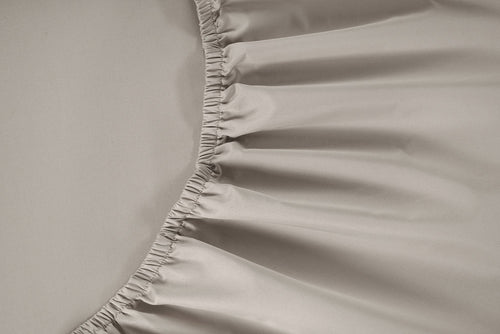 Duke of Bliss LUXE Bedding Set - Simply Taupe with White Accent