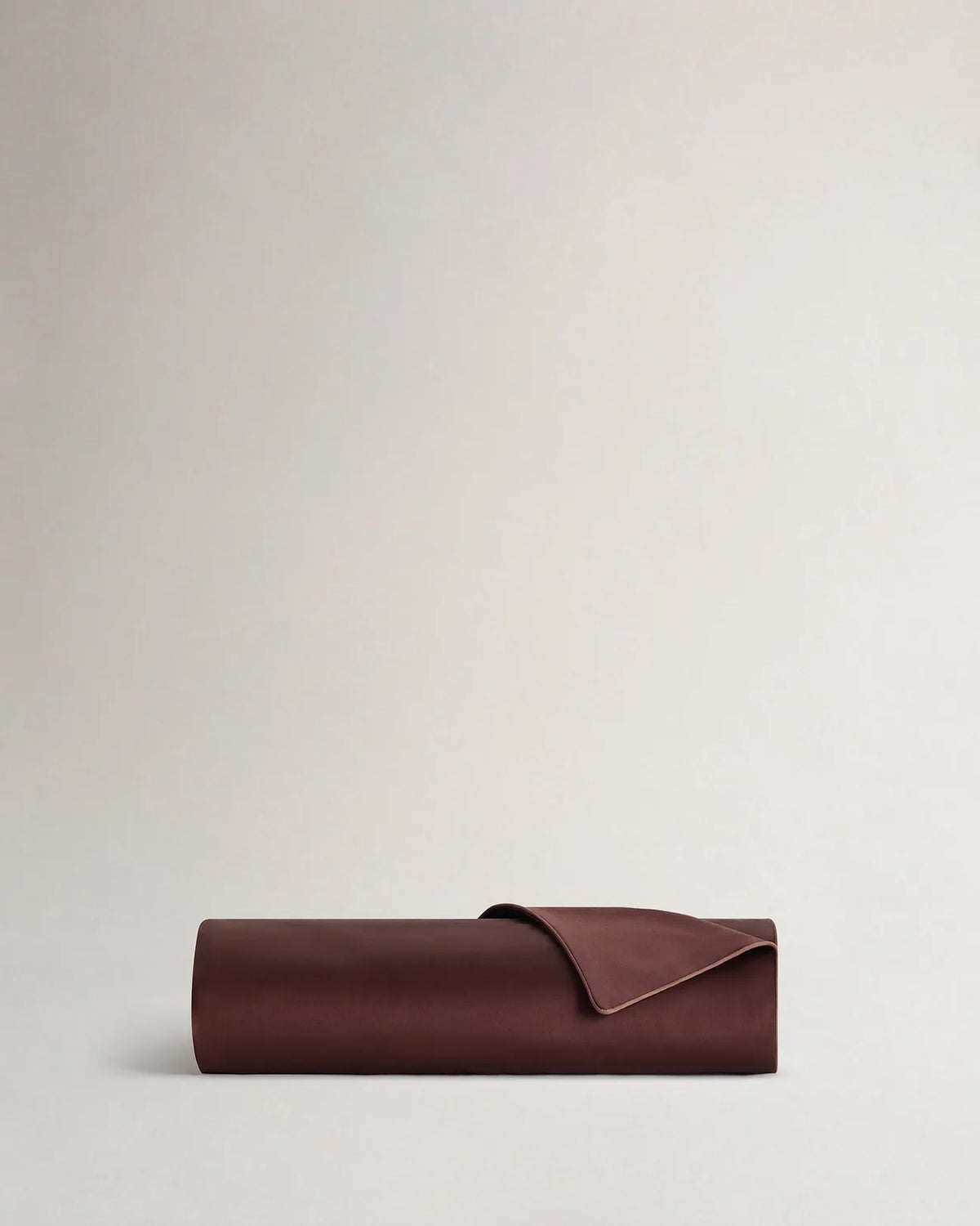 Soft & Smooth Cotton Sateen Duvet Cover – Umber Deep Clay Piping