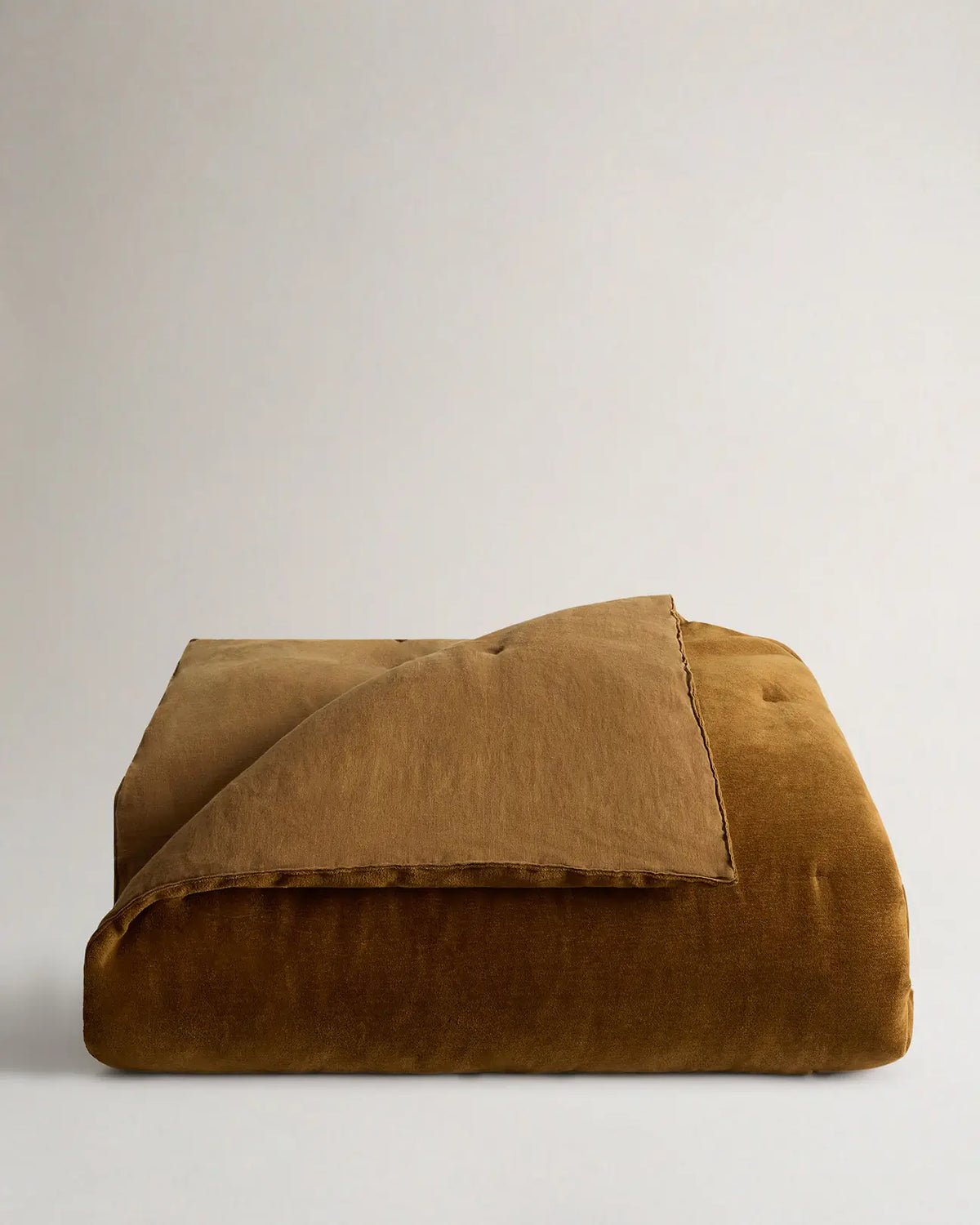 Cotton Chenille Bedspread – Ochre