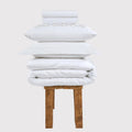 Egyptian Cotton Benedict Bedding Set - White and Gold