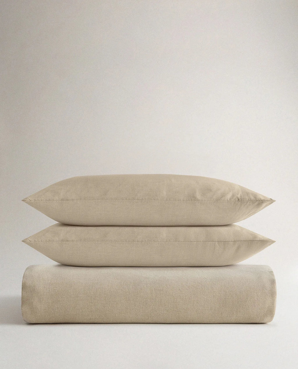 Relaxed & Refined Linen Duvet Set – Natural