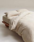 Relaxed & Refined Linen Duvet Set – Natural